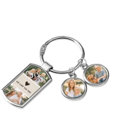 Keys To My Heart Photo Keychain