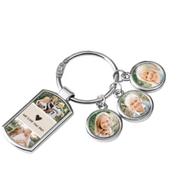 Keys To My Heart Photo Keychain