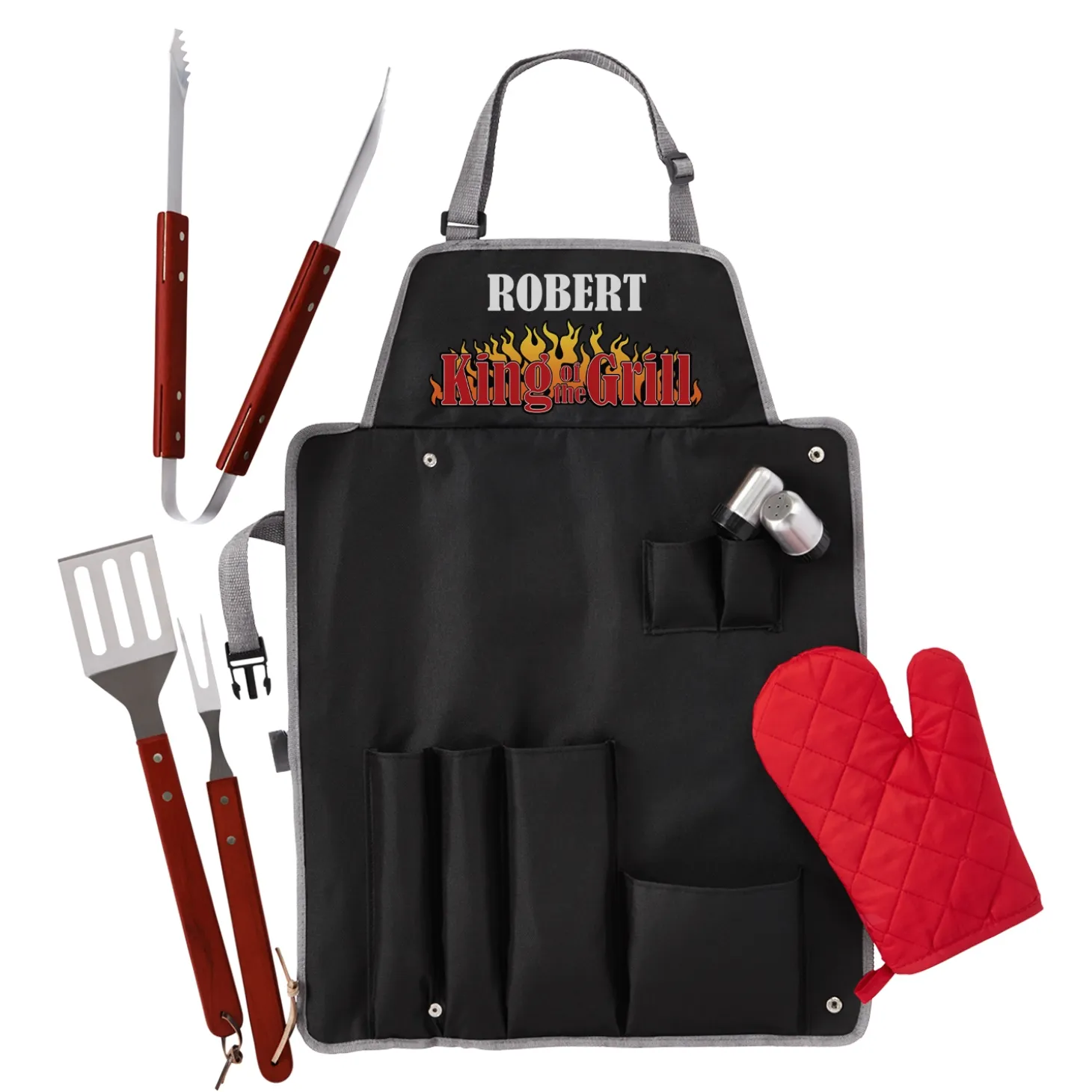 King of the Grill 7 Piece BBQ Set
