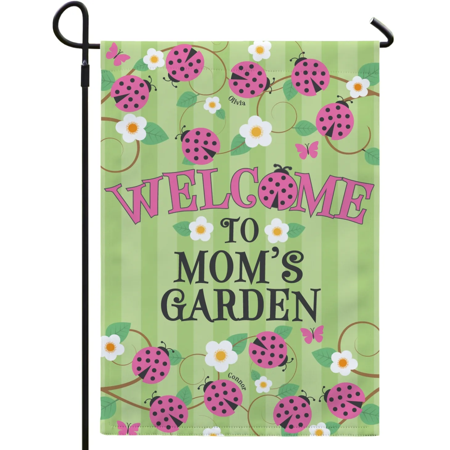 Lady Bug Garden Flag