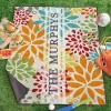 Large Floral Picnic Blanket