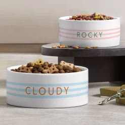 Large Stripes Pet Bowl