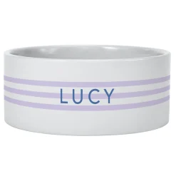 Large Stripes Pet Bowl