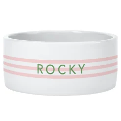 Large Stripes Pet Bowl