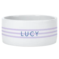Large Stripes Pet Bowl