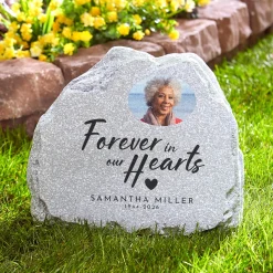 Lasting Legacy Photo Standing Garden Stone