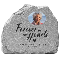 Lasting Legacy Photo Standing Garden Stone