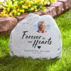 Lasting Legacy Photo Standing Garden Stone