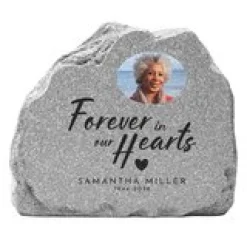 Lasting Legacy Photo Standing Garden Stone