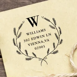 Laurel Wreath Self-Inking Stamp