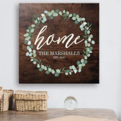 Leafy Home Canvas