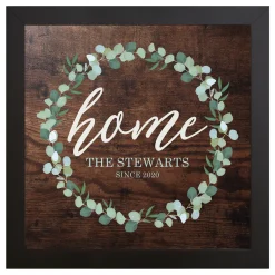 Leafy Home Canvas