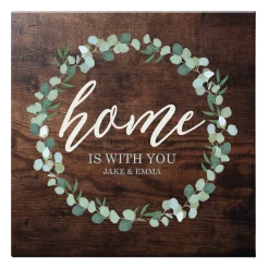 Leafy Home Canvas