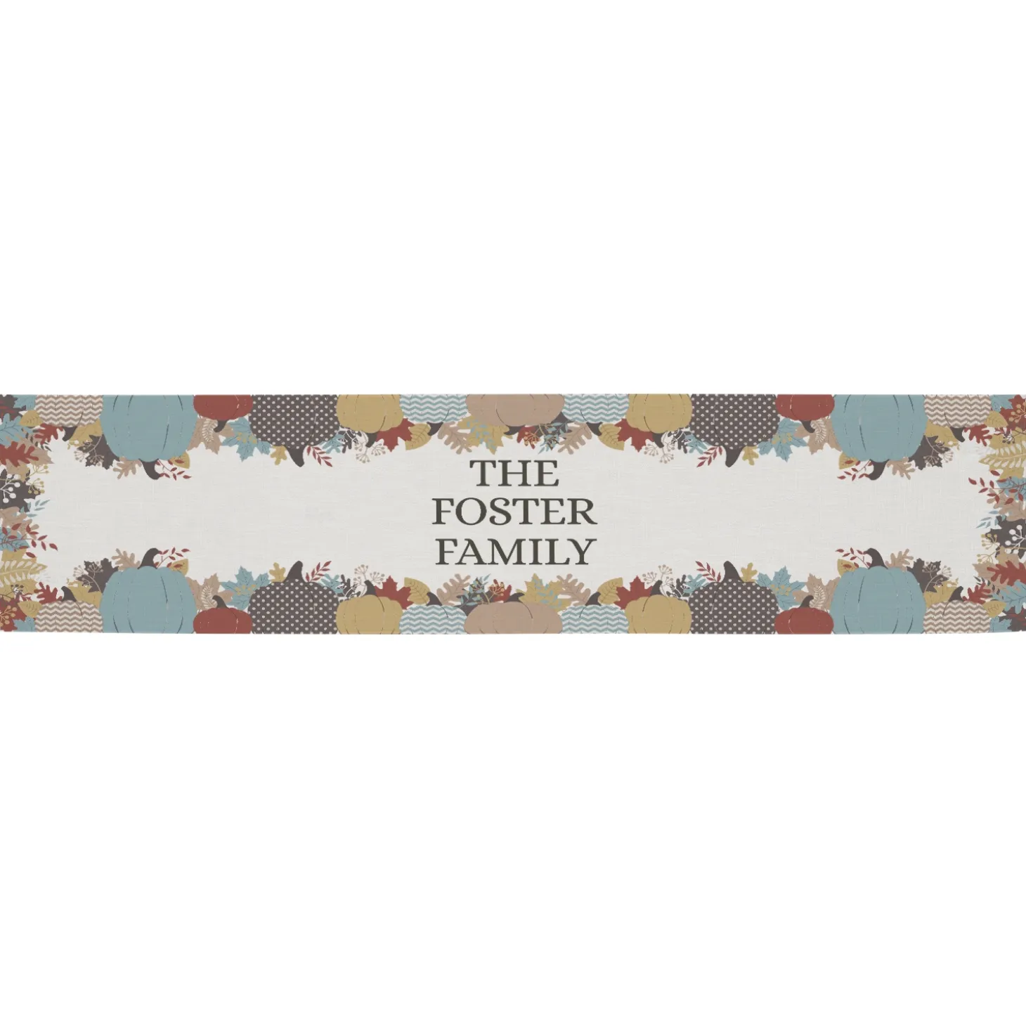 Leafy Pumpkins Table Runner & Placemats