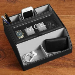Leather Charging Station Valet