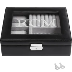 Leather Watch Box & Storage Valet