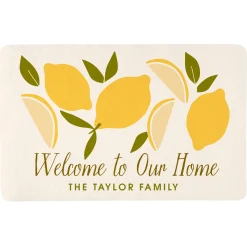 Lemon Welcome Doormat