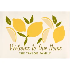 Lemon Welcome Doormat