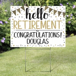 Let The Adventure Begin Yard Sign