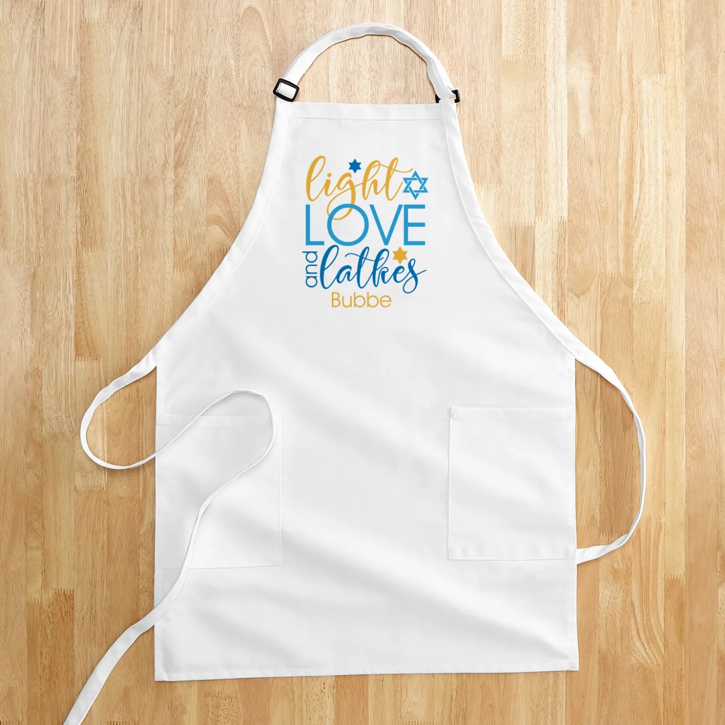 Light, Love and Latkes Hanukkah Apron