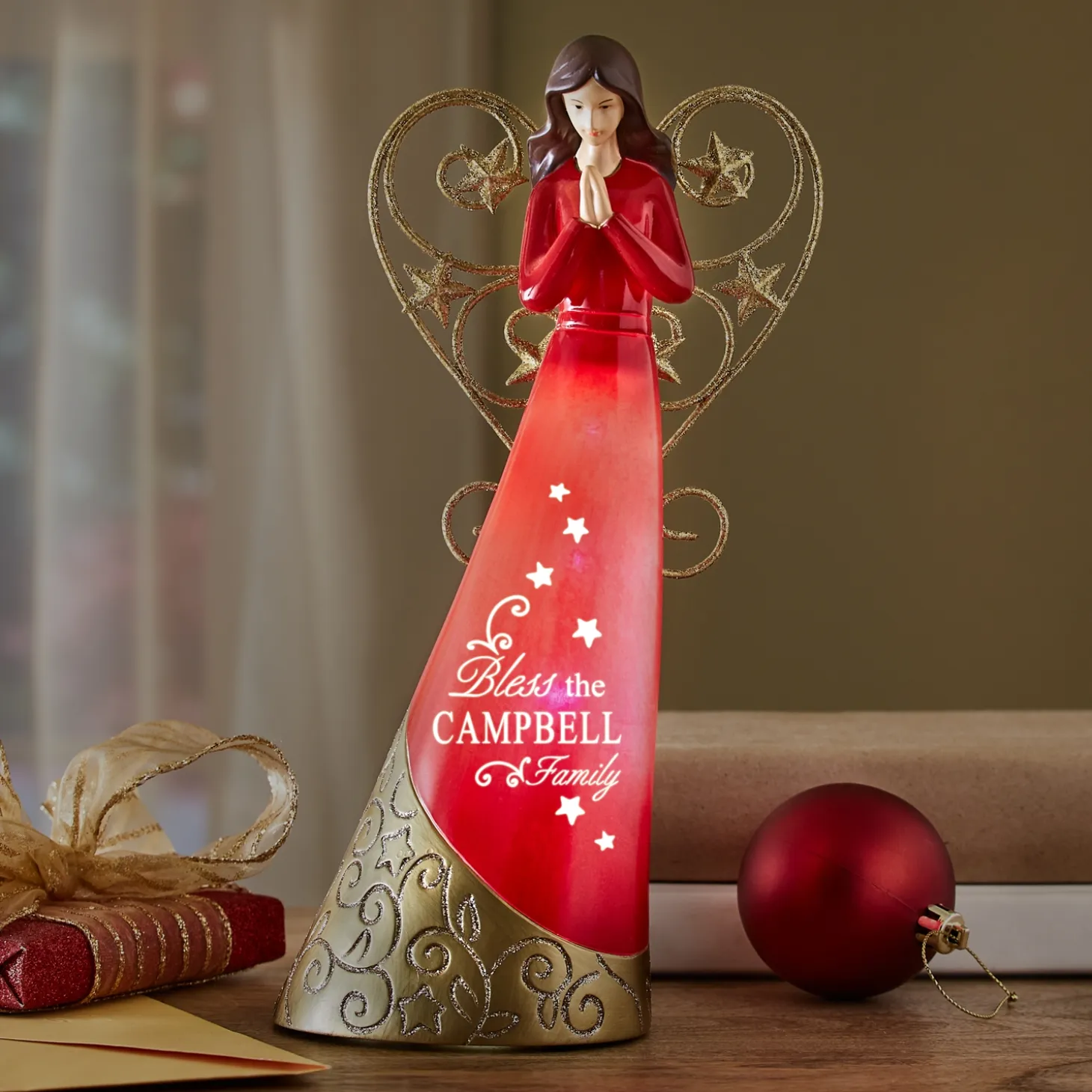 Light-Up Angel Figurine