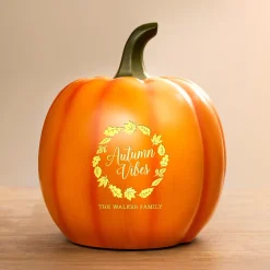 Light-Up Autumn Vibes Pumpkin