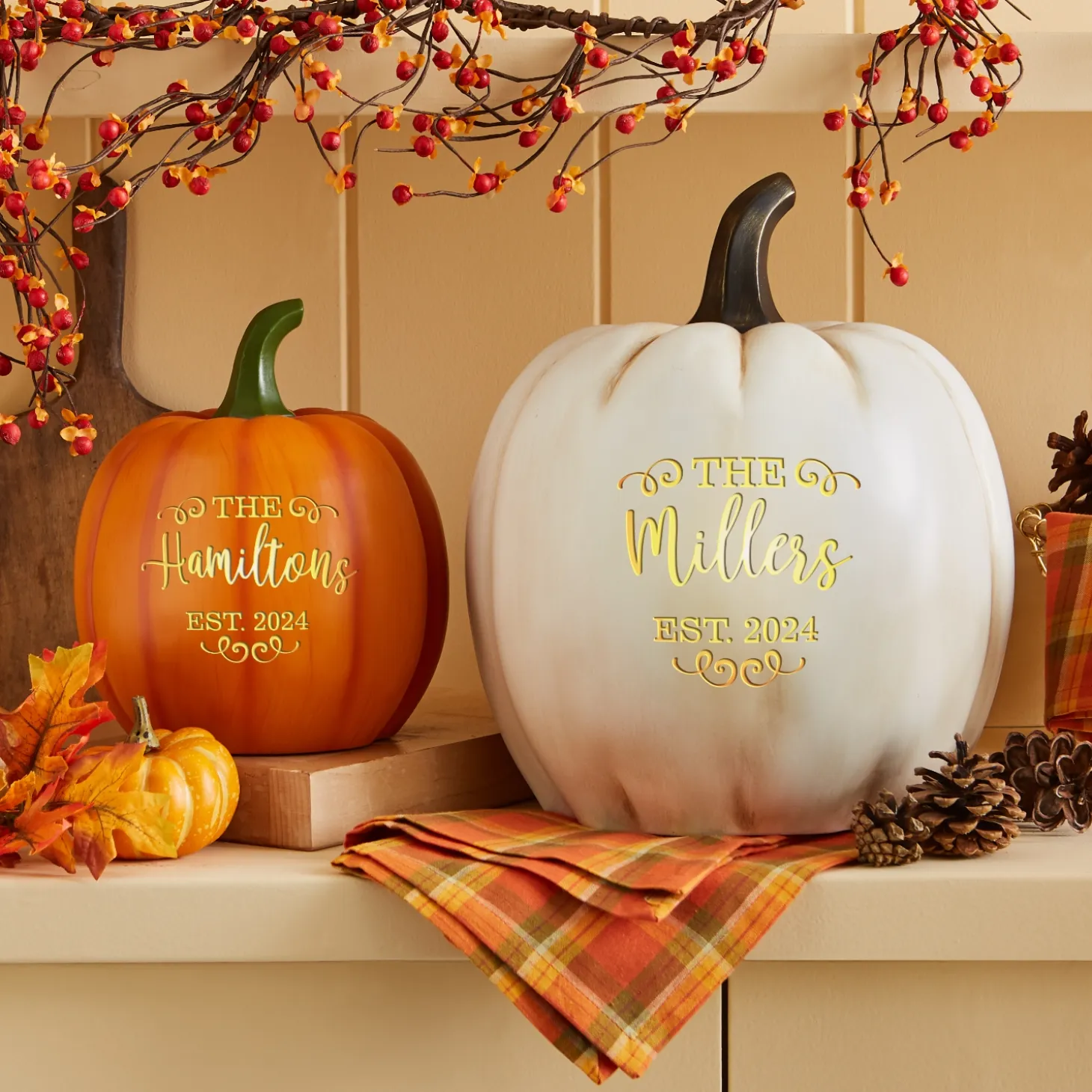 Light-Up Established Pumpkin
