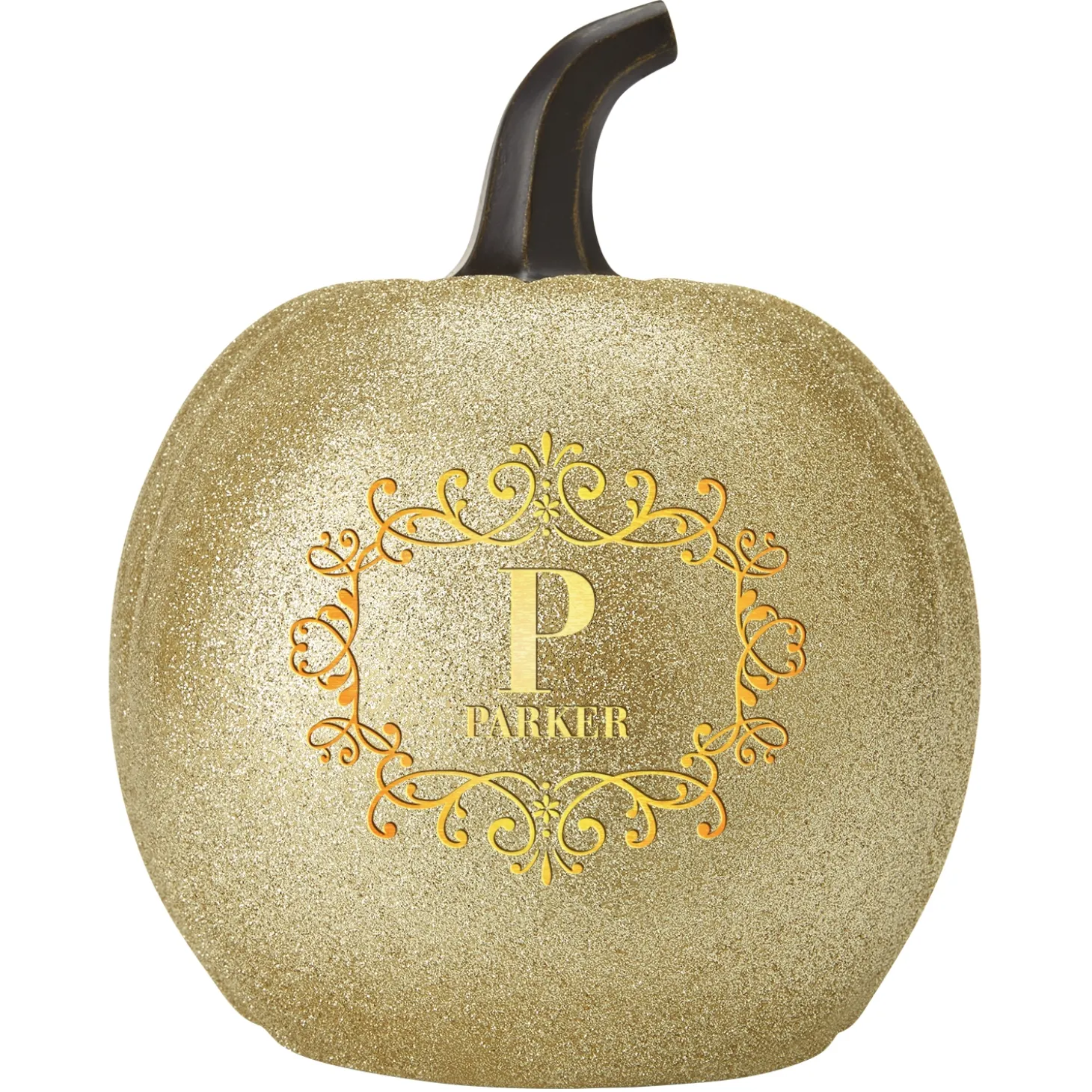Light-Up Family Name Pumpkin