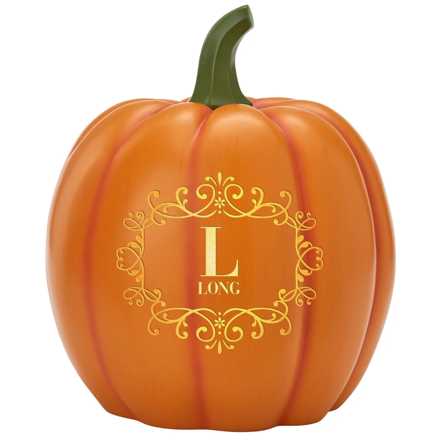 Light-Up Family Name Pumpkin