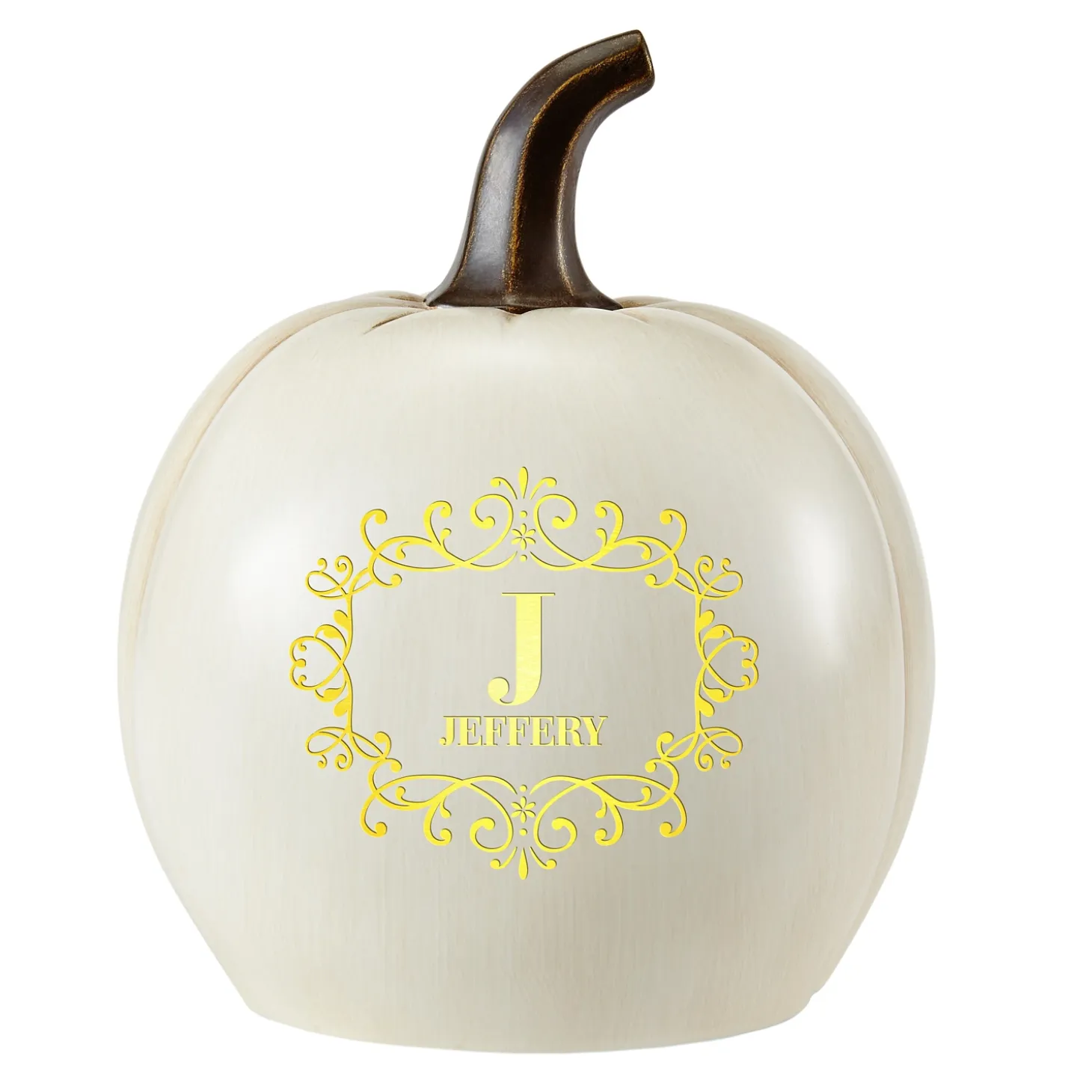 Light-Up Family Name Pumpkin