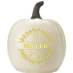 Light-Up Floral Circle Pumpkin