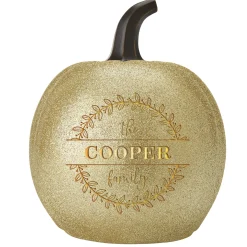 Light-Up Floral Circle Pumpkin