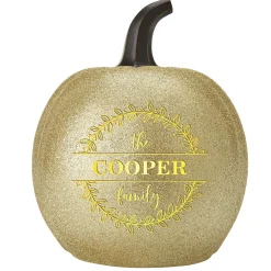Light-Up Floral Circle Pumpkin