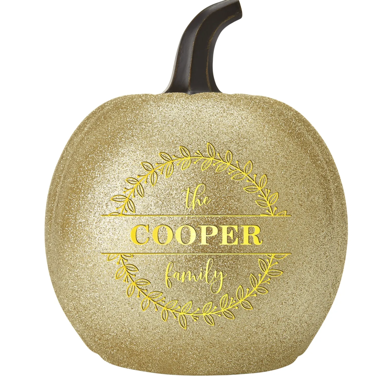 Light-Up Floral Circle Pumpkin