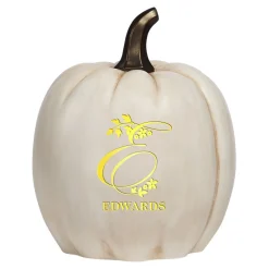 Light-Up Floral Name Pumpkin