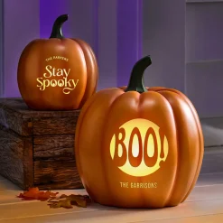 Light-Up Haunted Pumpkin Collection