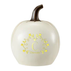 Light-Up Initial & Name Vines Pumpkin
