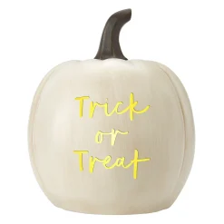 Light-Up Text Pumpkin