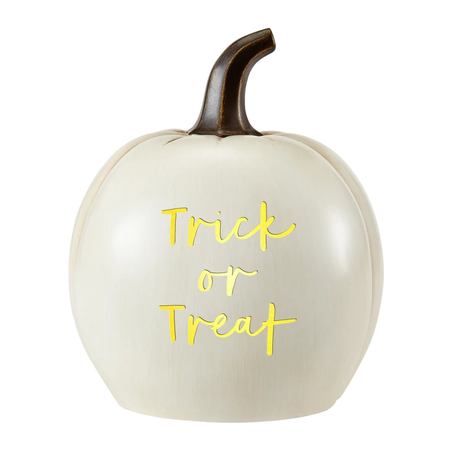 Light-Up Text Pumpkin