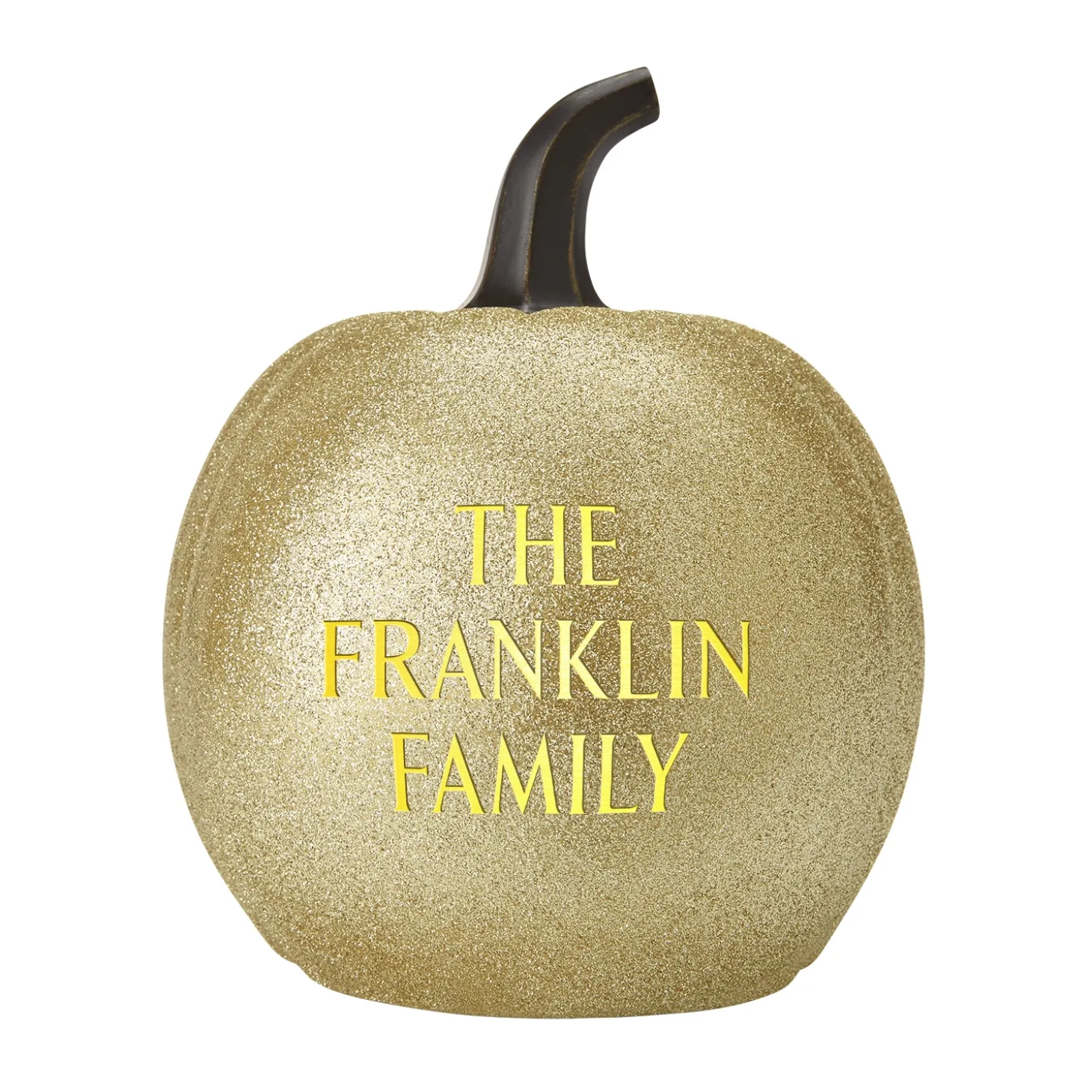 Light-Up Text Pumpkin