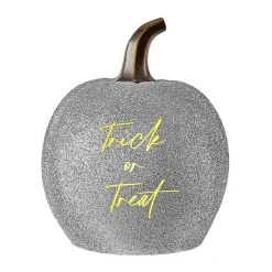 Light-Up Text Pumpkin
