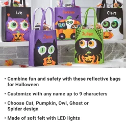 Light-Up Trick or Treat Bags