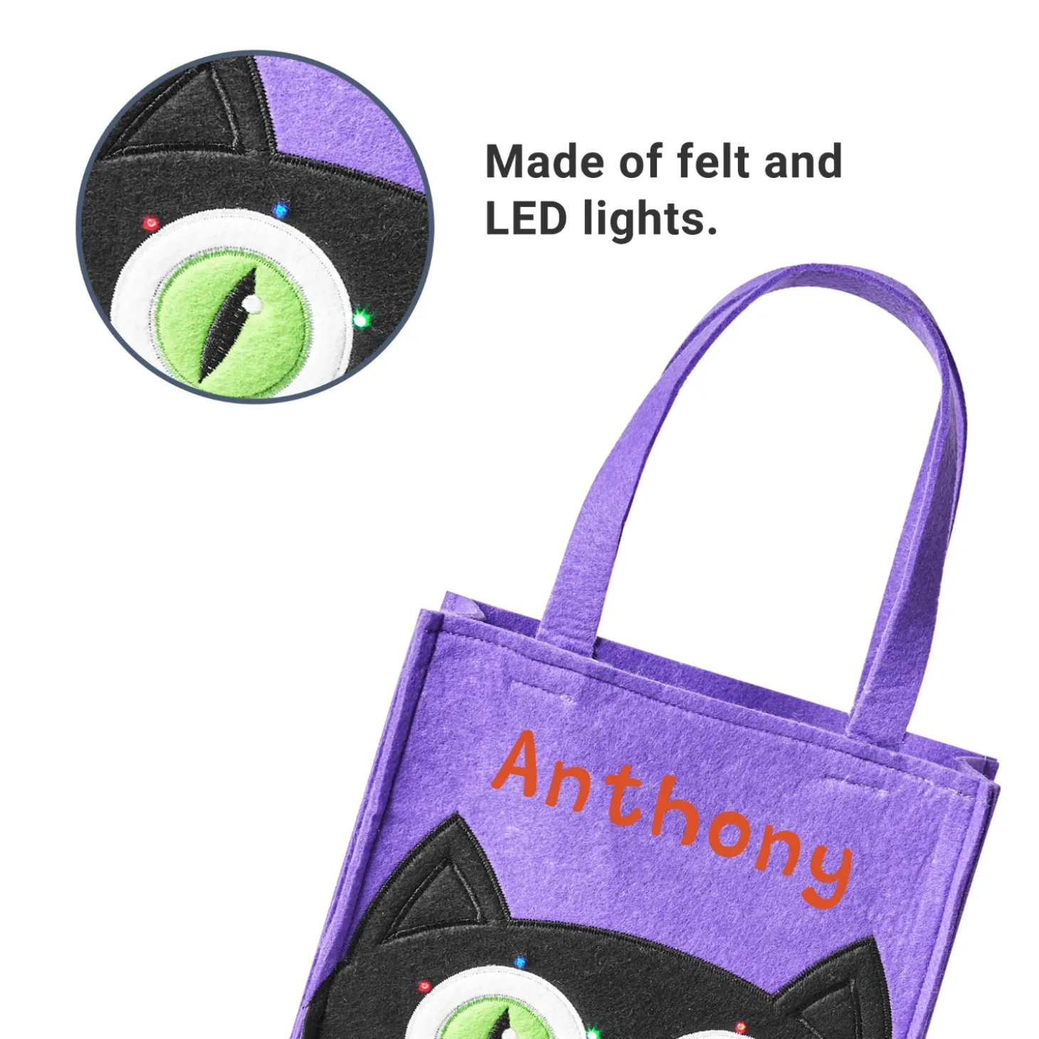 Light-Up Trick or Treat Bags