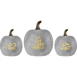 Light-Up Trick or Treat Pumpkin Set