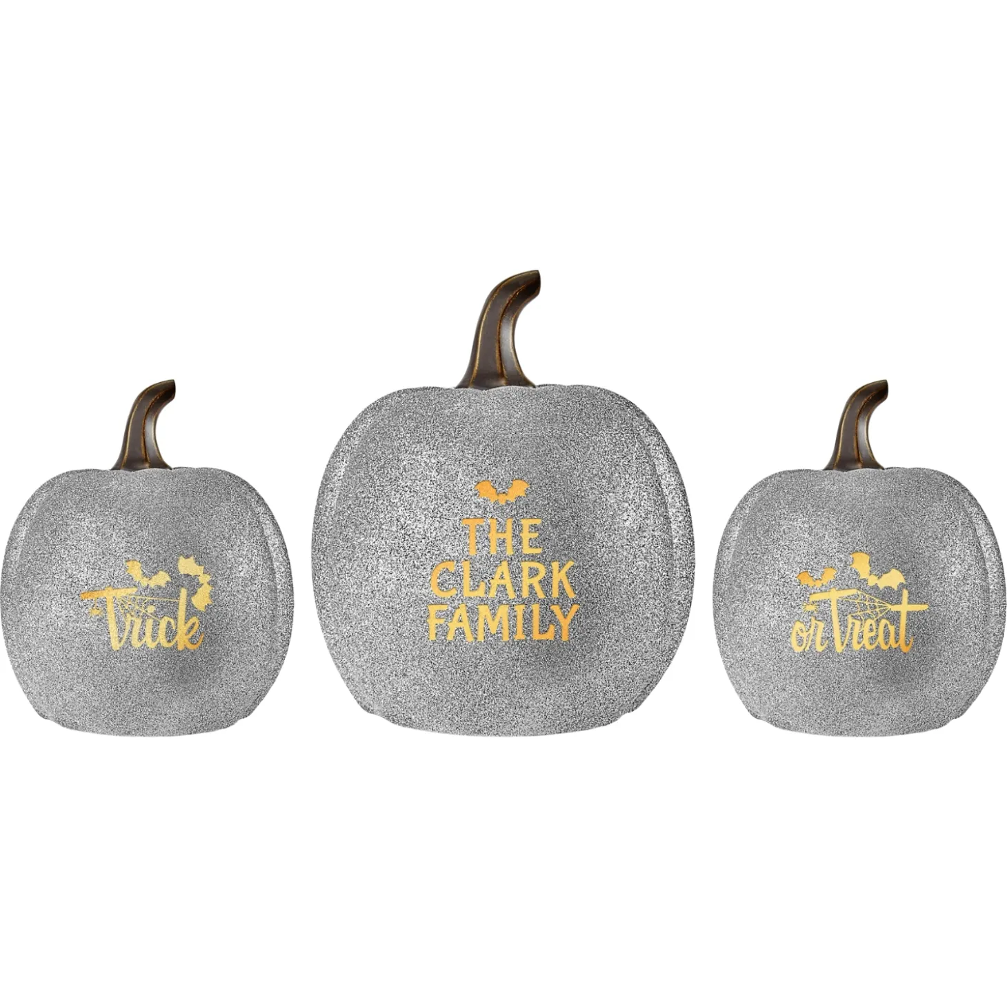 Light-Up Trick or Treat Pumpkin Set