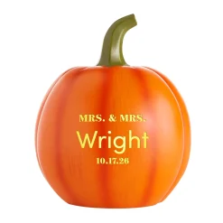 Light-Up Wedding Couple Pumpkin Collection