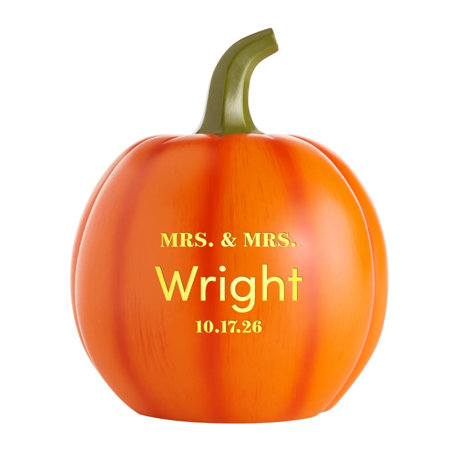 Light-Up Wedding Couple Pumpkin Collection