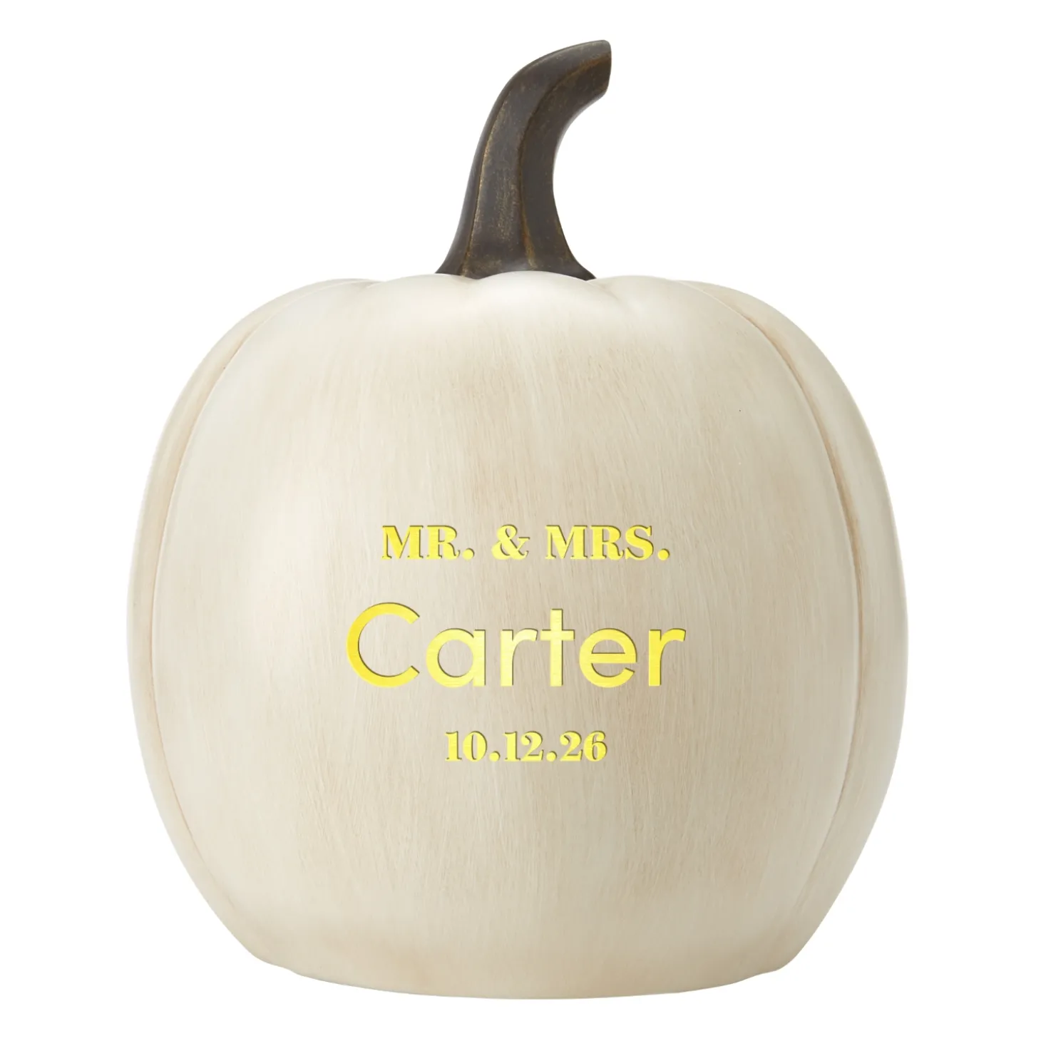 Light-Up Wedding Couple Pumpkin Collection