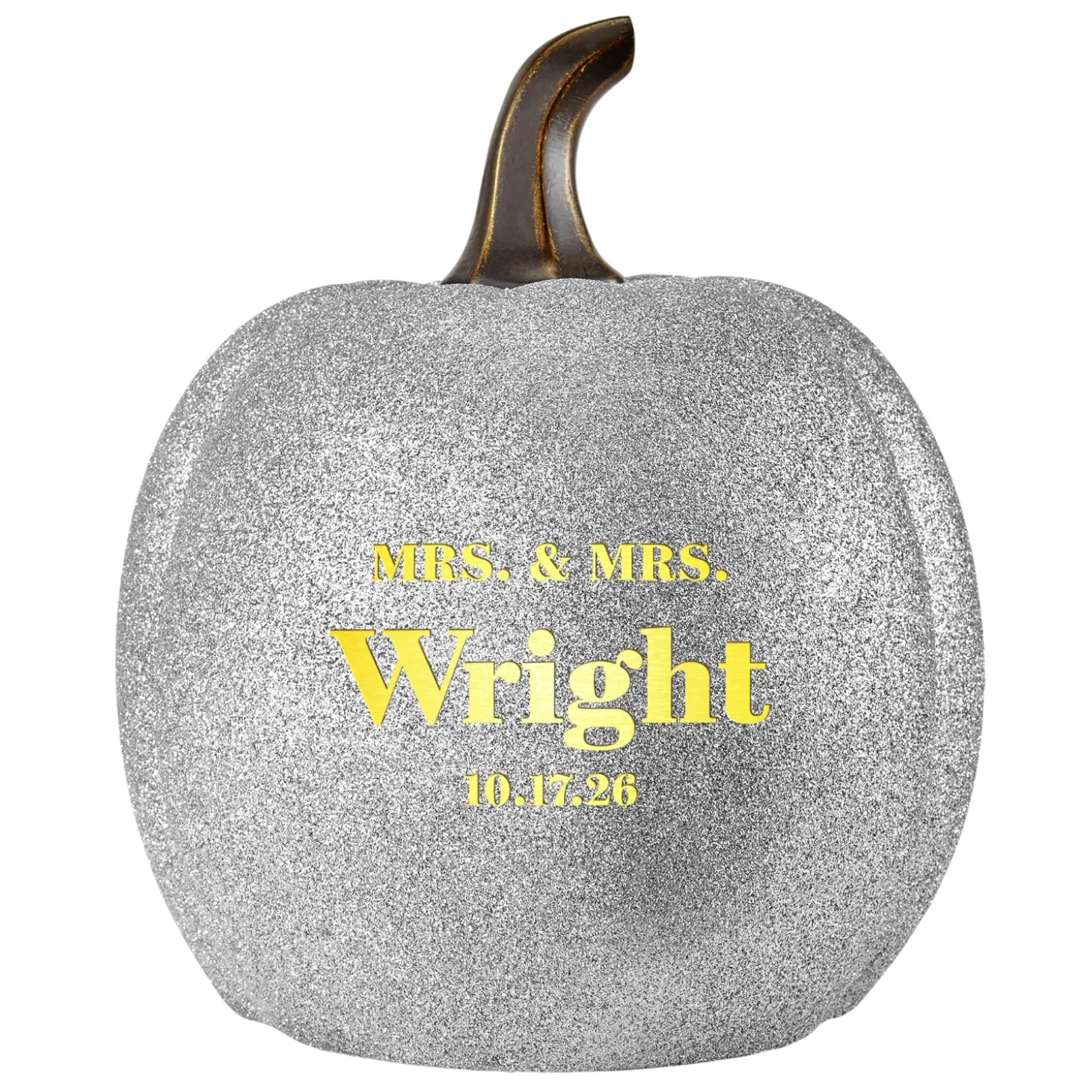 Light-Up Wedding Couple Pumpkin Collection