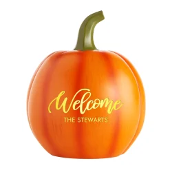 Light-Up Welcome Pumpkin Collection